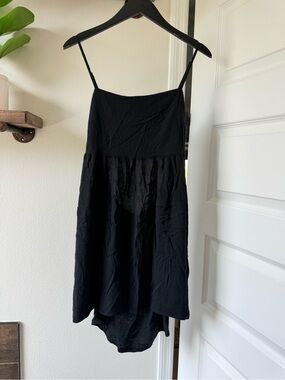 Wild Fable Black Knit Tank dress with Adjustable Straps